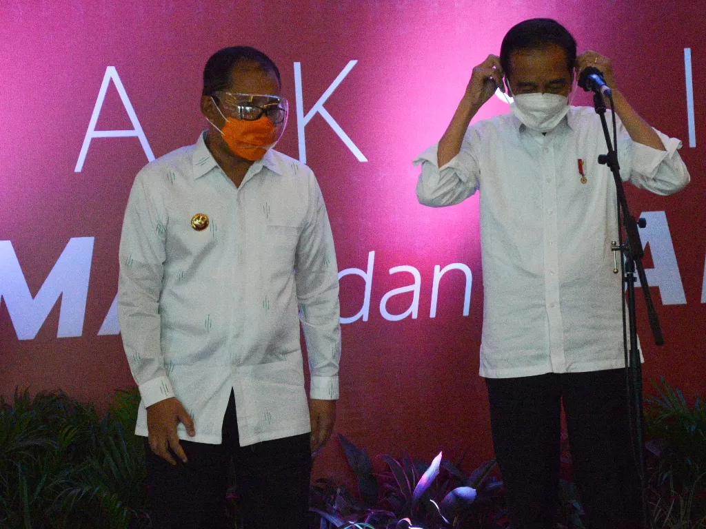 Presiden Joko Widodo diperkirakan akan melakukan reshuffle di hari Rabu (ANTARA FOTO/Abriawan Abhe/aww.)