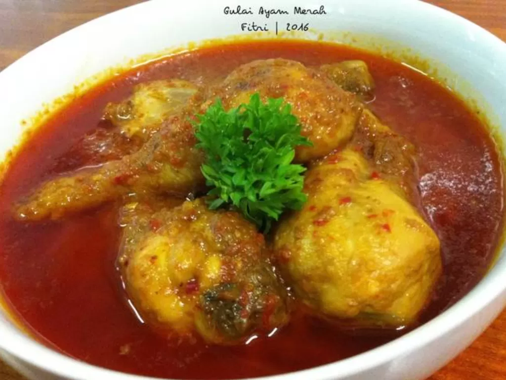 Gulai Ayam Merah (Cookpad/Fitri Sasmaya)