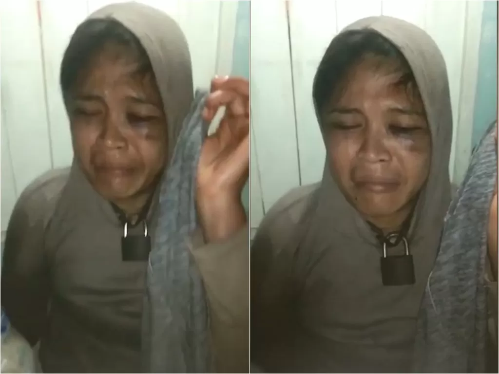 Rina Lesmana Boru Simanungkalit korban penganiayaan (YouTube/ matabangsa)