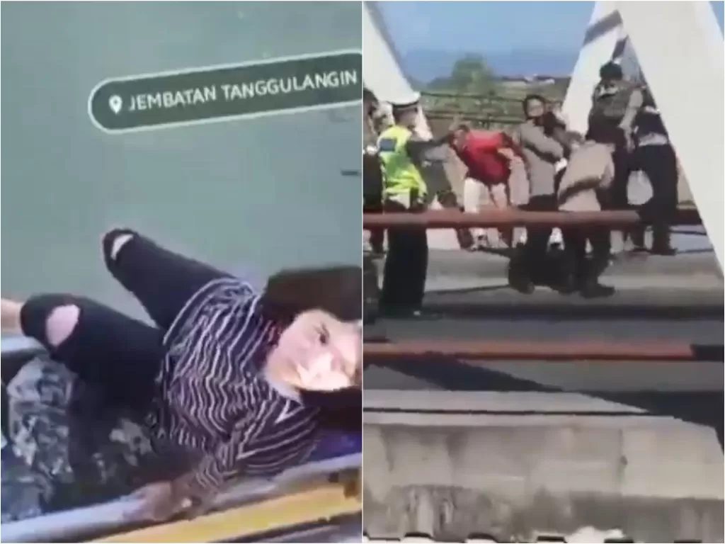 Polsek Jati gagalkan aksi bunuh gadis cantik di Jembatan Tanggulangin (Instagram/devina_news)
