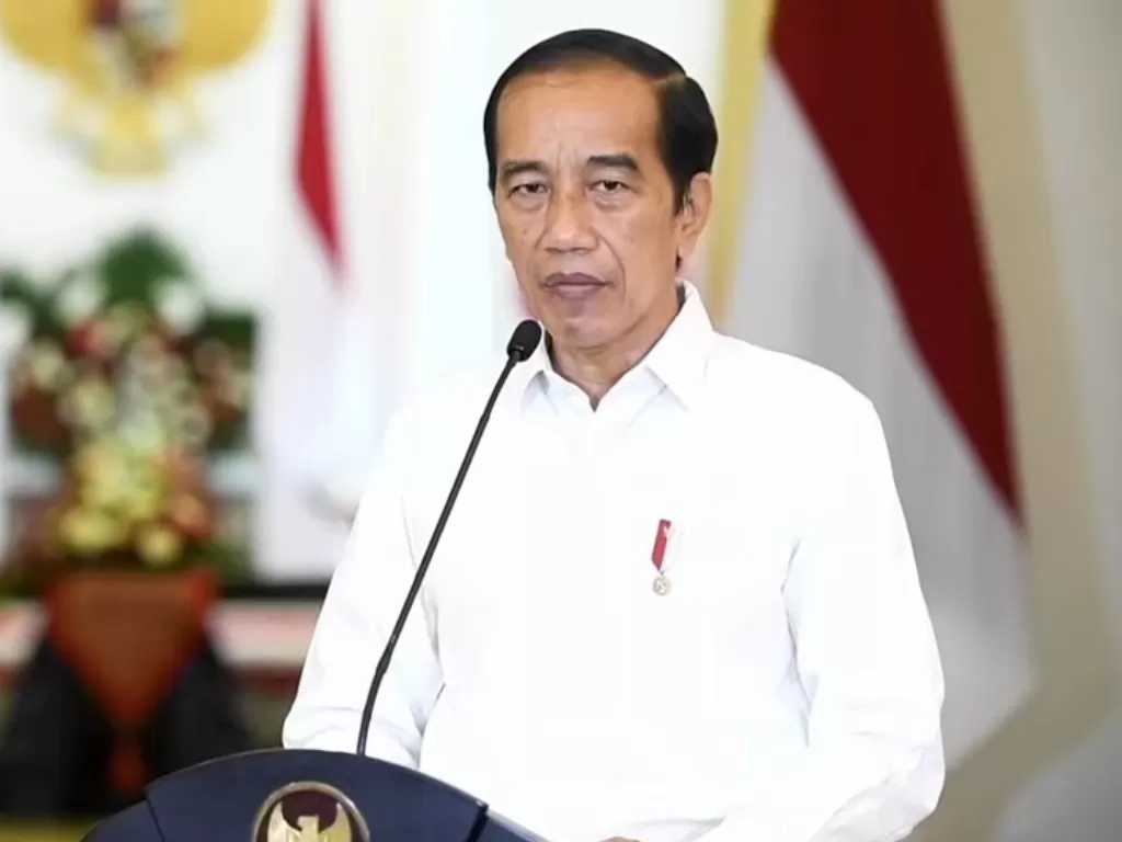 Tangkapan layar Presiden Jokowi. (Youtube/Setpres)