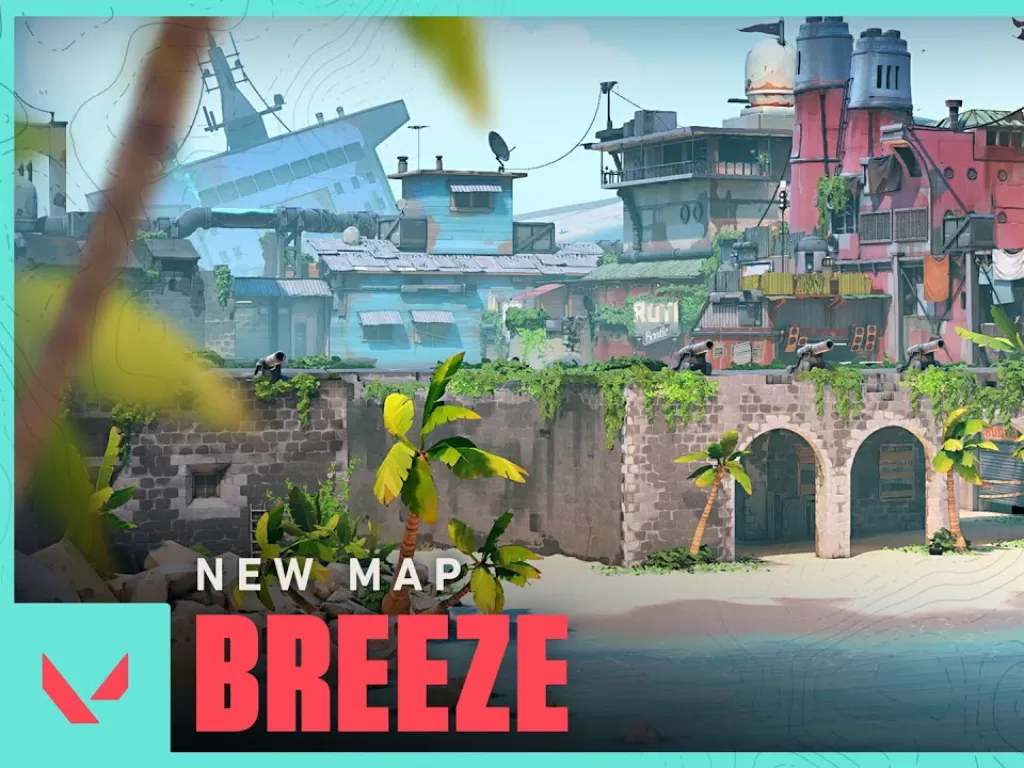 Tampilan map baru Breeze di game Valorant buatan Riot Games (photo/YouTube/Valorant)