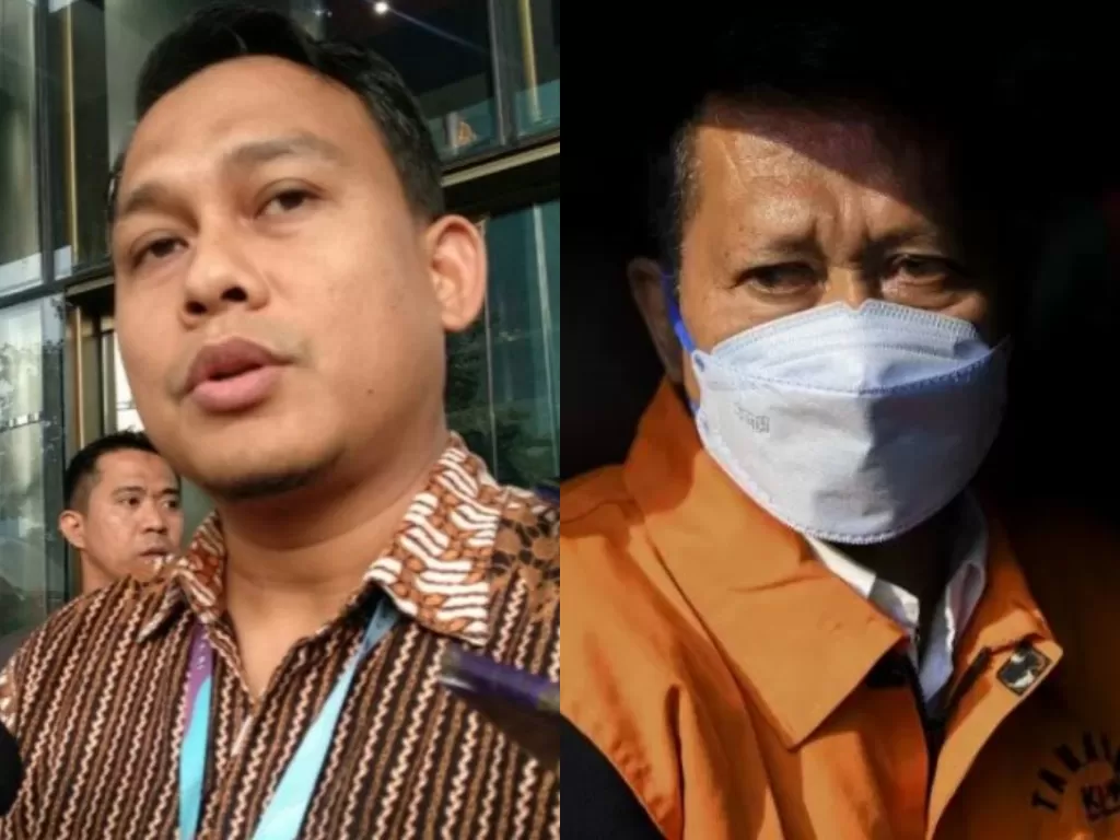 Kolase foto Juru Bicara KPK Ali Fikri dan mantan Direktur Utama PT Pelindo II RJ Lino (Antaranews)