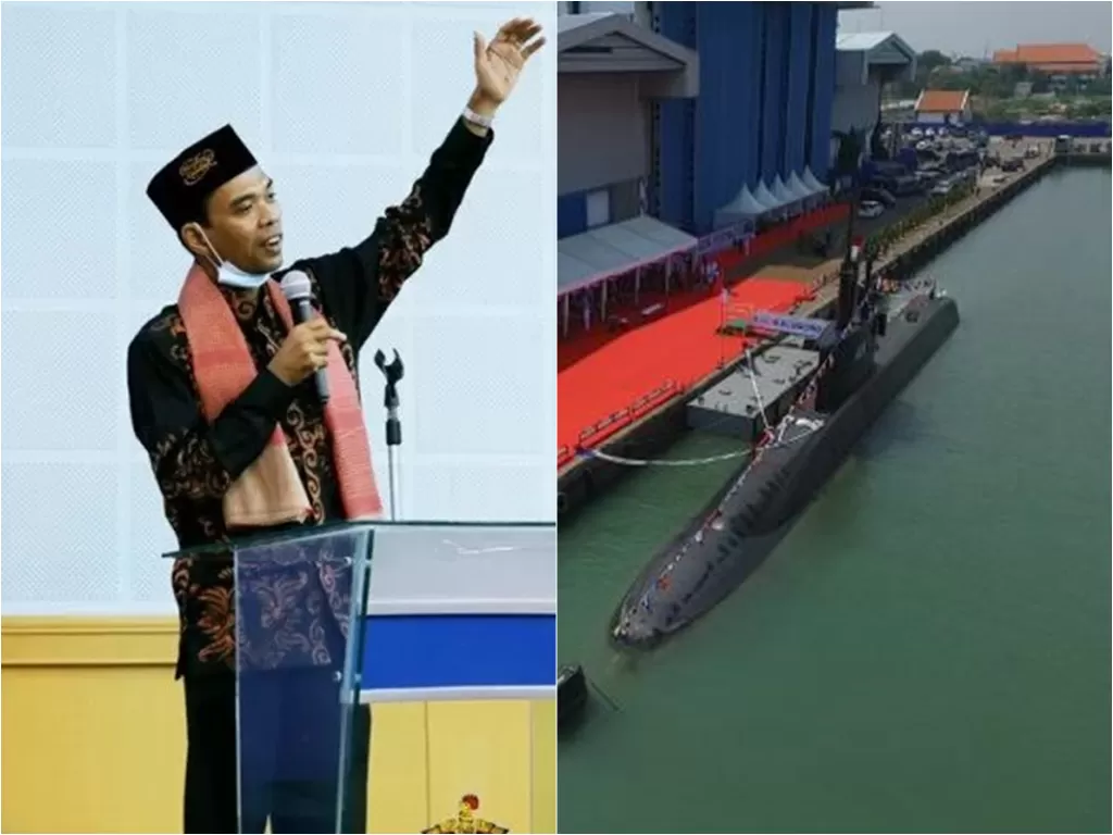  Kanan: UAS. (photo/ANTARA/HO/Humas Unhas). Kiri: Kanan: Ilustrasi kapal selam. (photo/dok.PT PAL Indonesia)