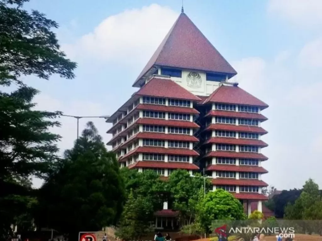 Gedung Rektorat Universitas Indonesia. ANTARA/Feru Lantara/aa.