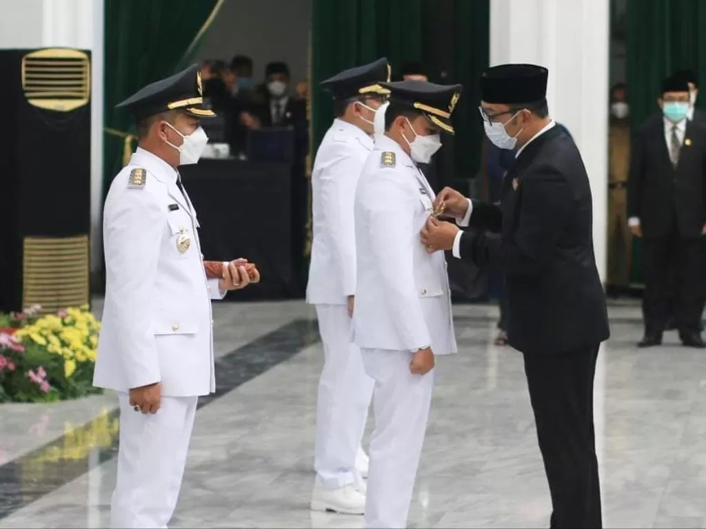 Sahrul Gunawan resmi dilantik jadi Wakil Bupati Bandung Barat. (Photo/Instagram/@sahrulgunawanofficial)