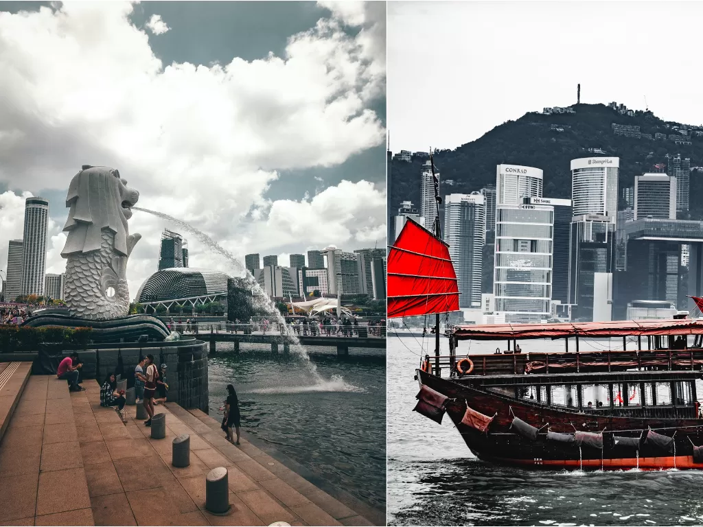 Singapura dan Hong Kong kembali membuka penerbangan (Pexels/Adhitya Andanu/Nitin Sharm)
