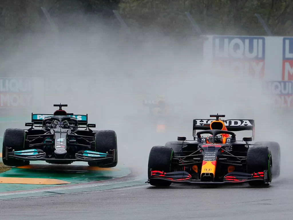 Lomba balapan Formula 1. (photo/REUTERS/GUGLIELMO MANGIAPANE)