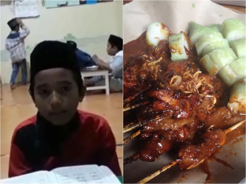 Naba meninggal dunia usai makan lontong sate pemberian dari orang tak dikenal (Facebook/Fahmi Ansy)