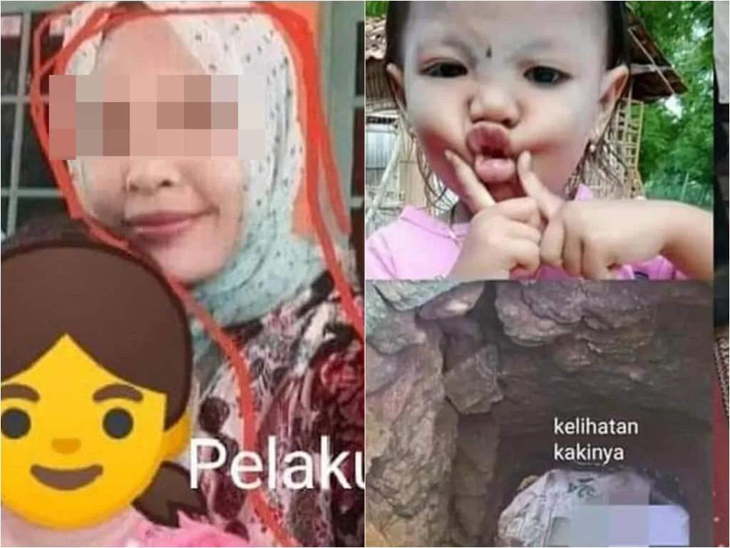 Pelaku pembunuhan gadis kecil 4 tahun di Sumenep (Instagram/devina_news)