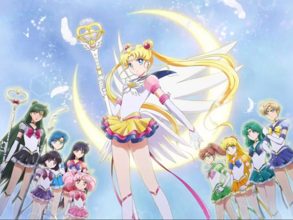 Tampilan poster Pretty Guardian Sailor Moon Eternal. (photo/Dok. Netflix)