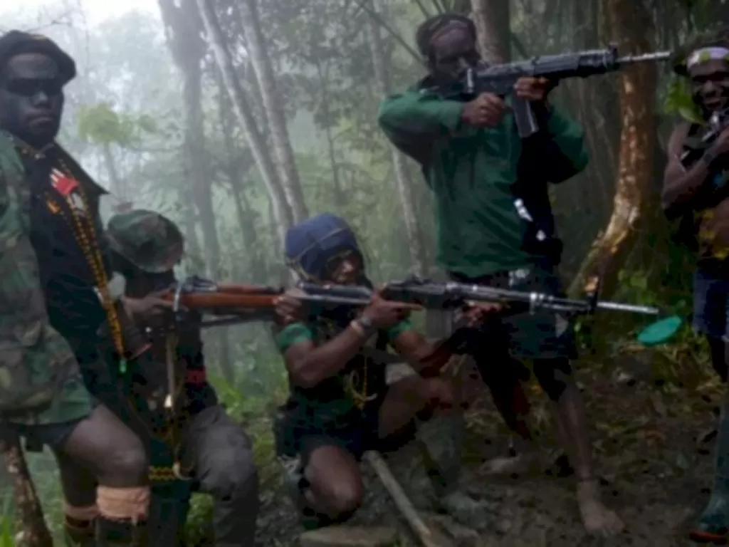 Kelompok kriminal bersenjata di Papua. (Istimewa).