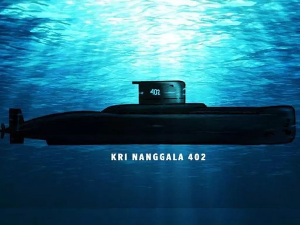 Ilustrasi kapal selam Nanggala-402. (Ist)