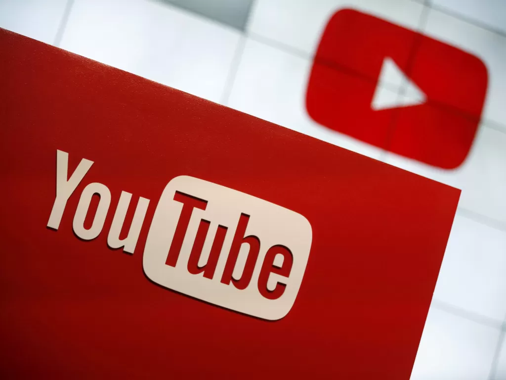 Tampilan logo layanan berbagi video YouTube (photo/REUTERS Photo)