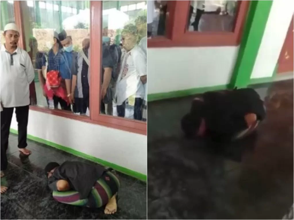 Pria meninggal saat sujud salat Jum'at di Pamanukan (Instagram/smart.gram)