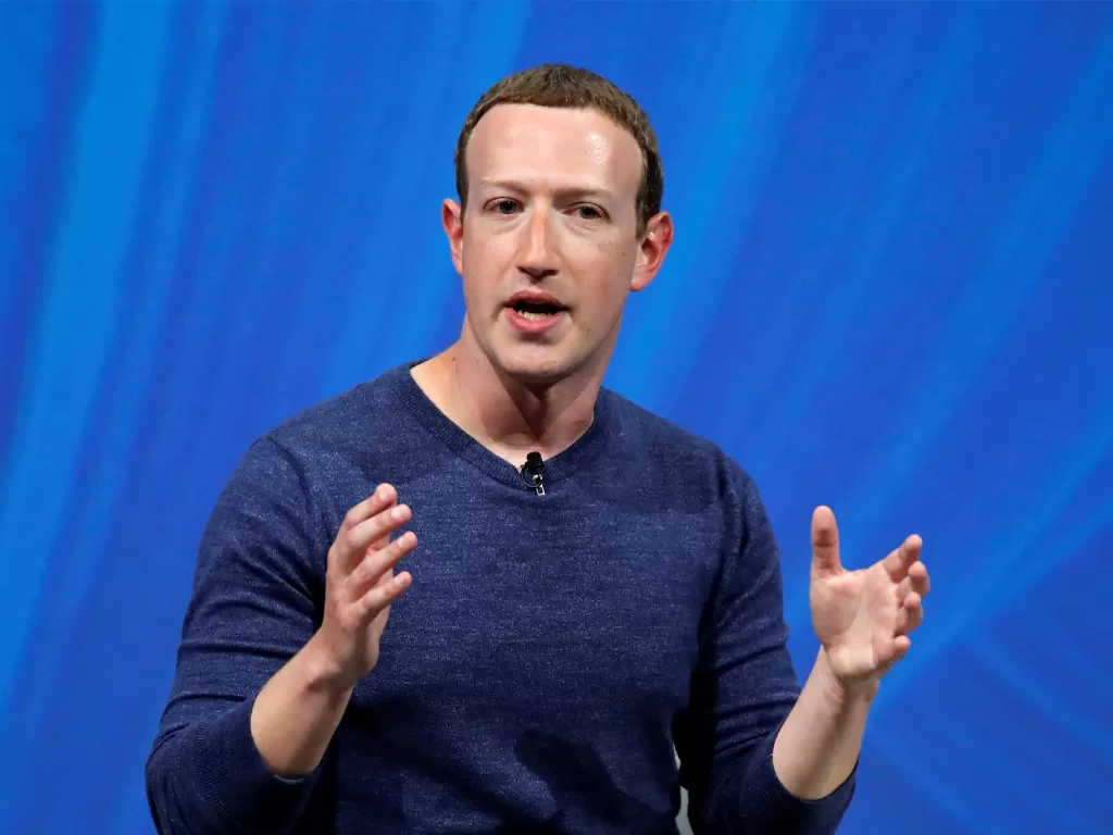 CEO dan pendiri dari perusahaan Facebook, Mark Zuckerberg (photo/REUTERS/Charles Platiau)