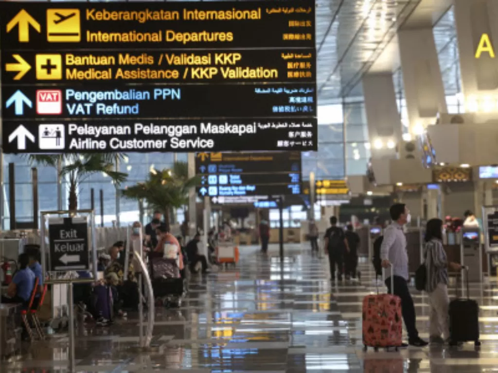 Terminal 3 Bandara Soekarno Hatta, Tangerang, Banten. (ANTARA FOTO/Fauzan)