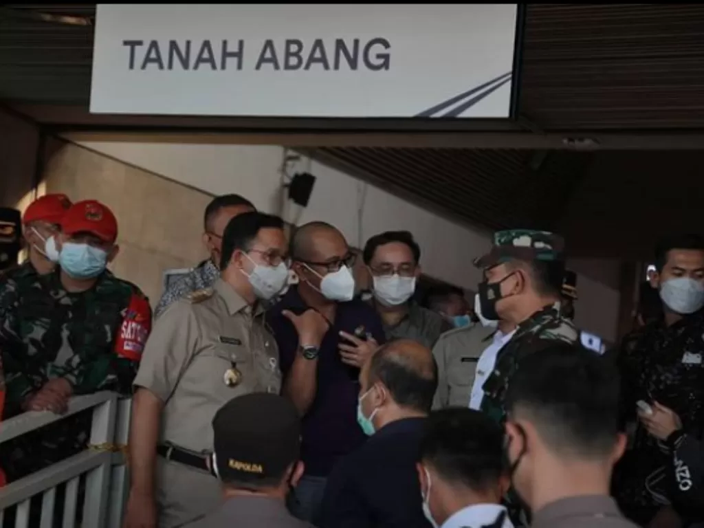 Gubernur DKI Jakarta Anies Baswedan mendatangi Pasar Tanah Abang pasca viral (Instagram/@aniesbaswedan)