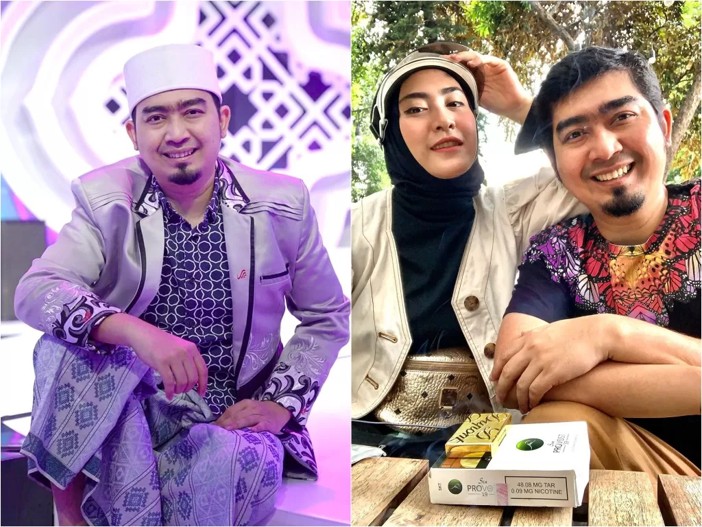 Ustaz Solmed dan April Jasmine (Instagram/ustad_solmed)