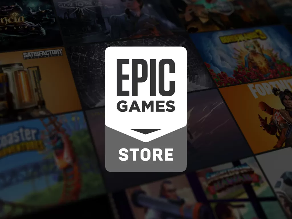 Tampilan logo Epic Games Store (photo/Epic Games Store)