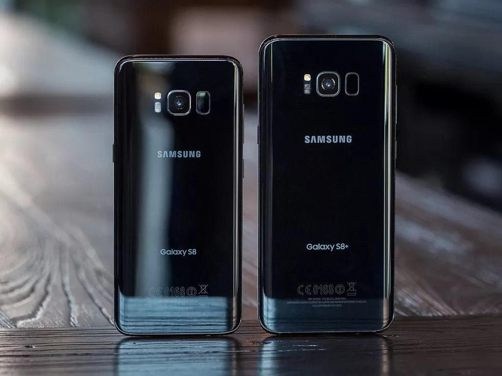 Tampilan belakang smartphone Samsung Galaxy S8 dan S8+ (photo/The Verge/James Bareham)