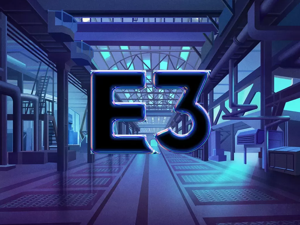 Tampilan logo event E3 2021 yang digelar online (photo/Entertainment Software Association)