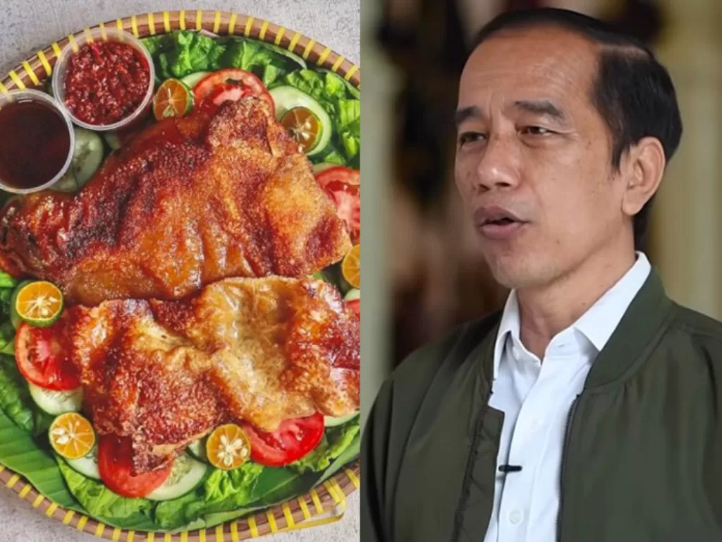 Jokowi sarankan kuliner Bipang Ambawang asal Kalimantan. (Youtube/Ist)