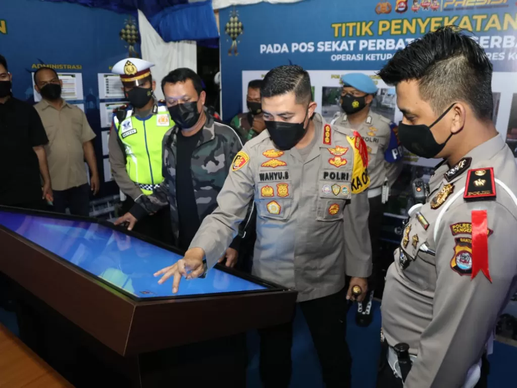 Posko Operasi Ketupat di Kab Tangerang. Dok Humas Polda Banten.