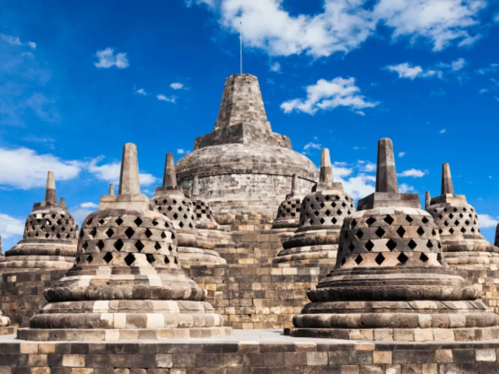 Candi Borobudur, salah satu  Destinasi Pariwisata Super Prioritas (DPSP). (Freepik)