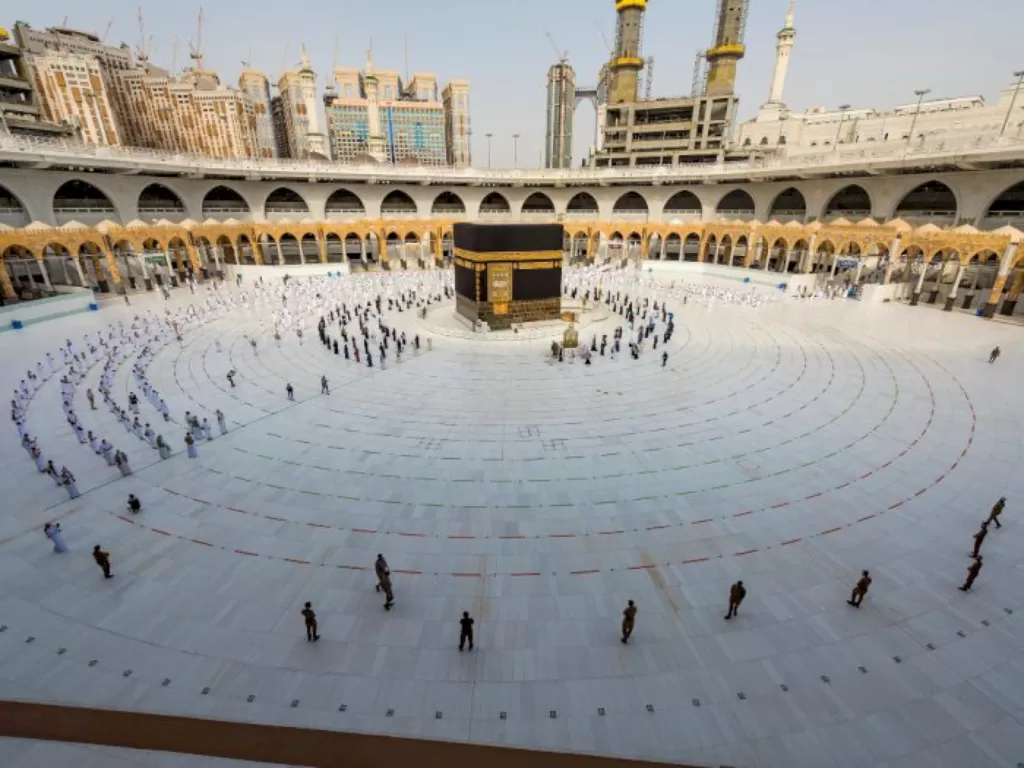 Ibadah Haji di Mekkah, Arab Saudi. (REUTERS/SAUDI PRESS AGENCY)