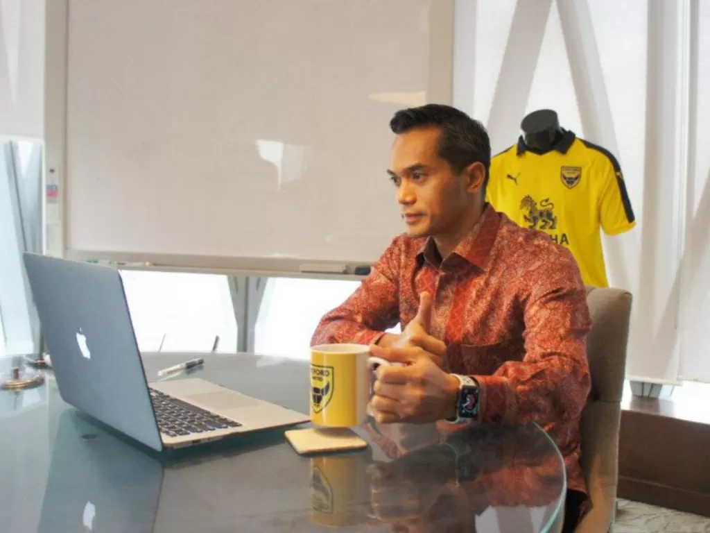 Pemilik Oxford United yang juga pengusaha muda asal Indonesia, Anindya Novyan Bakrie (HO/Pri)