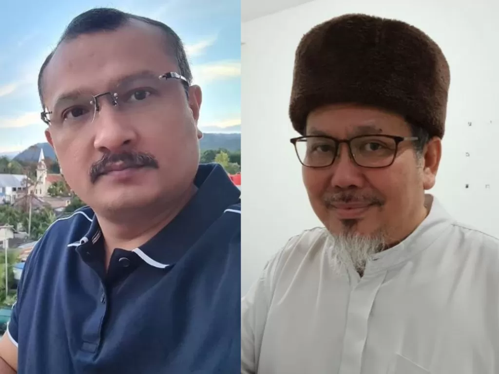 Kolase foto Ferdinand Hutahaean dan Ustaz Tengku Zulkarnain (Instagram/Twitter)