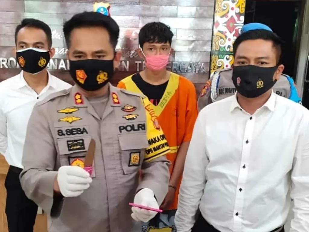 Pria yang tusuk pacar adiknya pakai badik di Banjarmasin ditangkap polisi (Instagram/lintas_balikpapan)