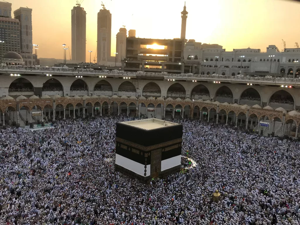 Arab Saudi menggelar ibadah haji 2021 (REUTERS/Zohra Bensemra/File Photo).