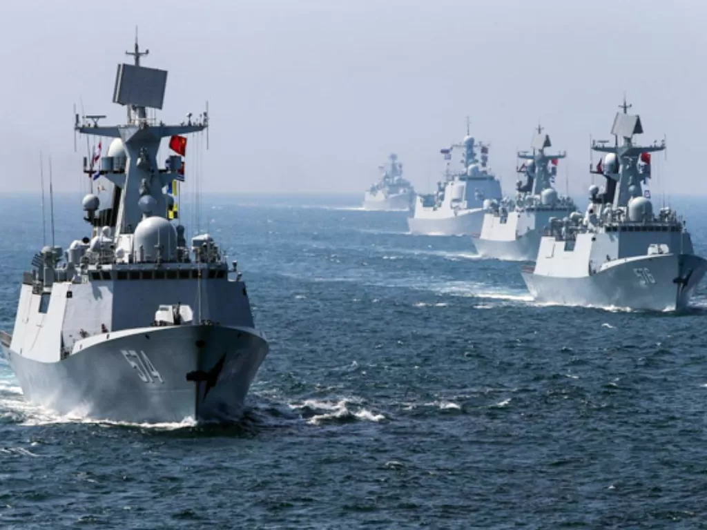 Kapal perang China (Istimewa)