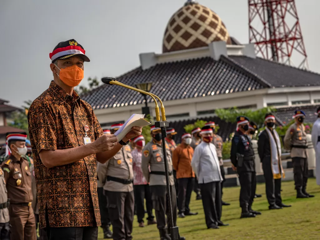 Gubernur Jawa Tengah, Ganjar Pranowo. (photo/ANTARA FOTO/Aji Styawan)
