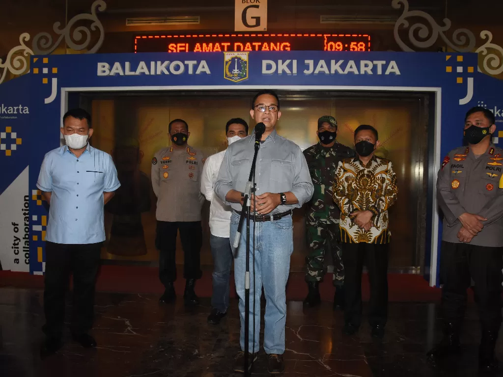 Gubernur DKI Jakarta, Anies Baswedan. (photo/ANTARA FOTO/Indrianto Eko Suwarso)