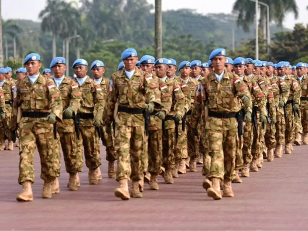 Pasukan perdamaian PBB dari Indonesia (photo/Antara/M Agung Rajasa)