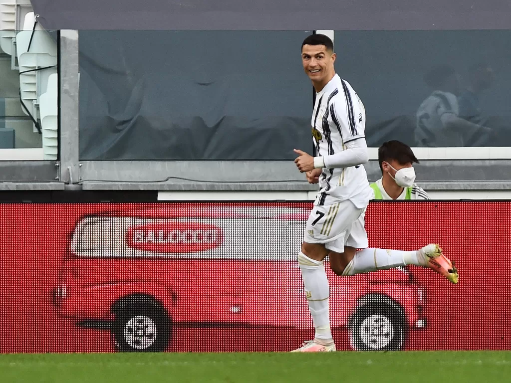 Cristiano Ronaldo top skor Serie A. (photo/REUTERS/Massimo Pinca)