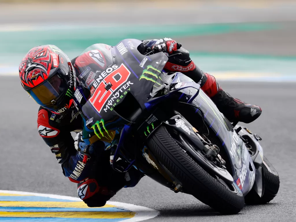 Pembalap MotoGP dari Monster Energy Yamaha, Fabio Quartararo (photo/REUTERS/Stephane Mahe)