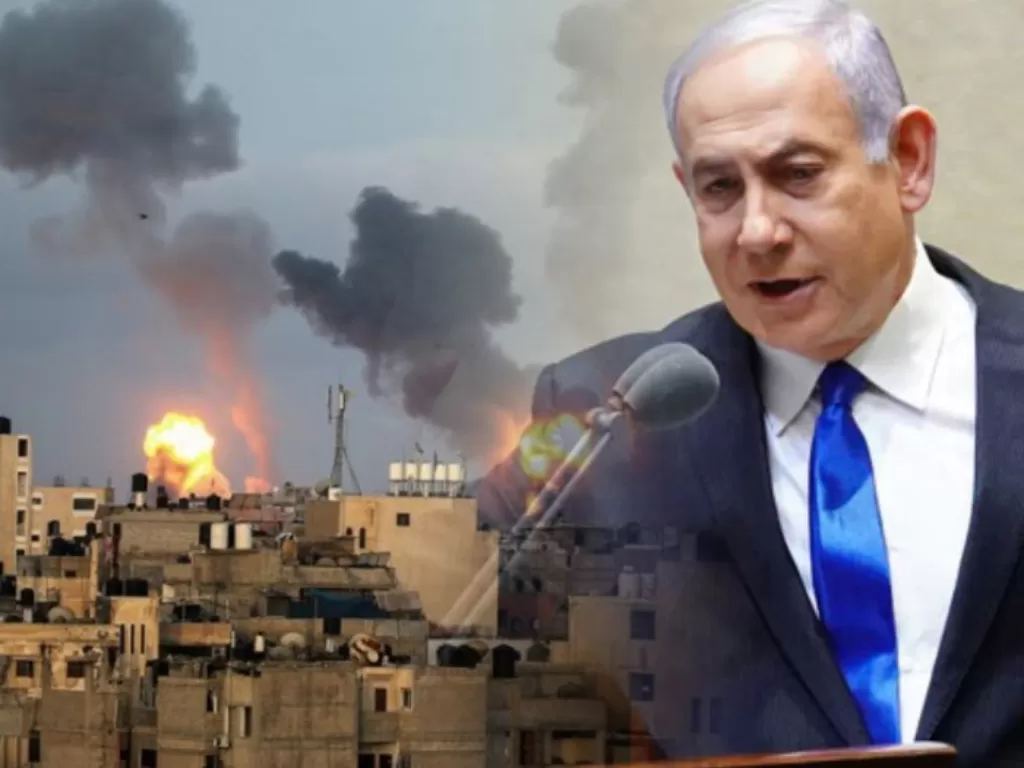 Perdana Menteri Israel Banjamin Netanyahu. (Foto Kolase/Antara)