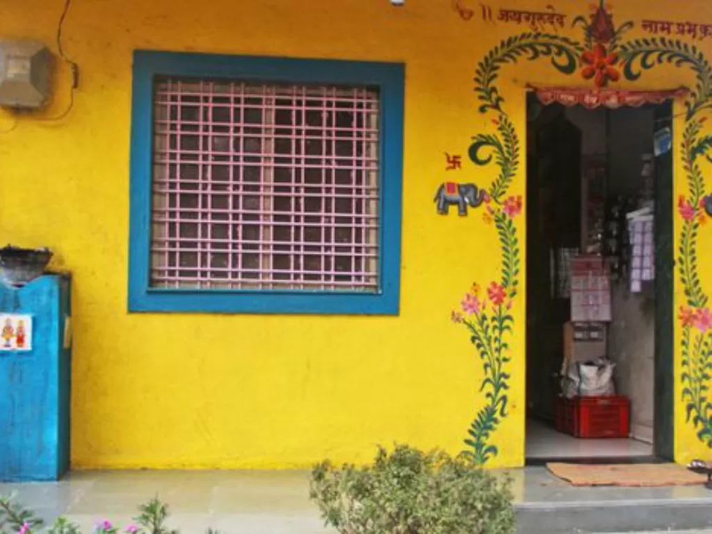 Desa di India dengan rumah tanpa pintu. (bbc.com)