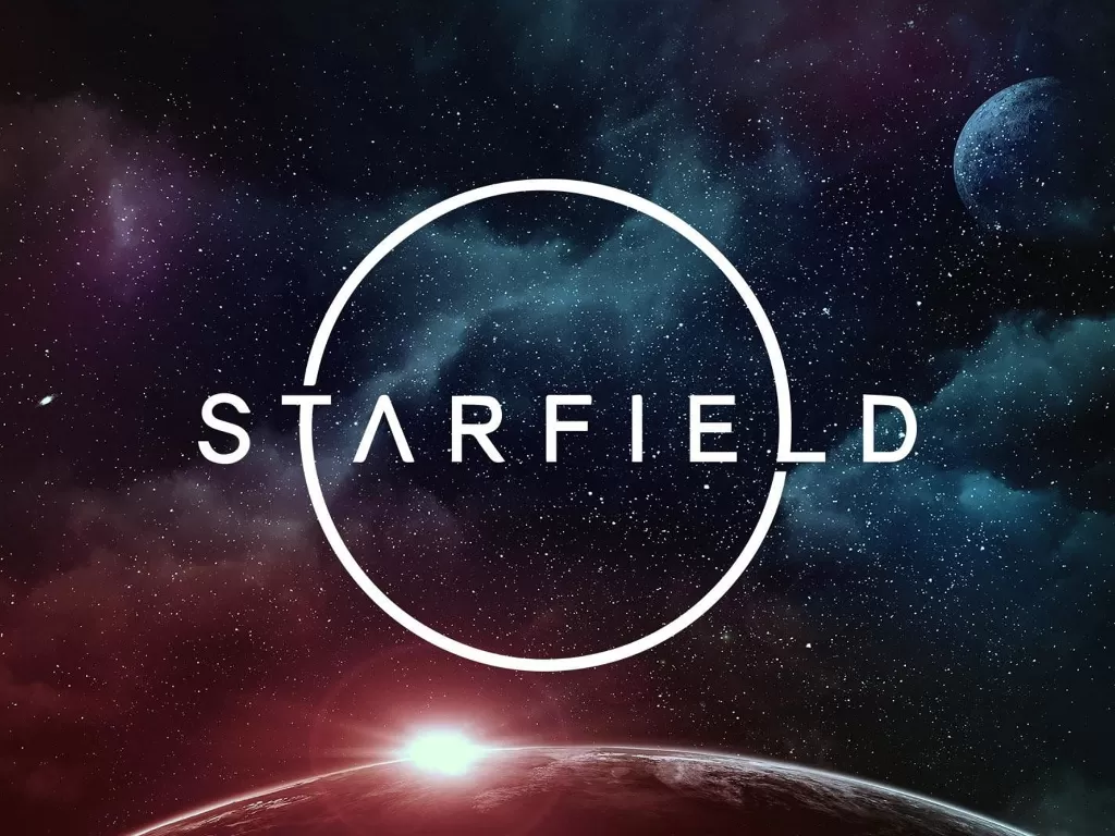 Tampilan logo dari game Starfield besutan Bethesda (photo/Bethesda Game Studios)