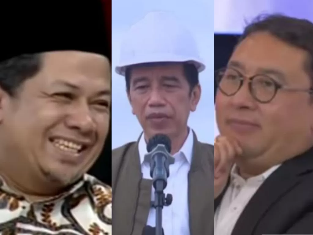Kolase Fahri Hamzah, Presiden Jokowi dan Fadli Zon (Istimewa)