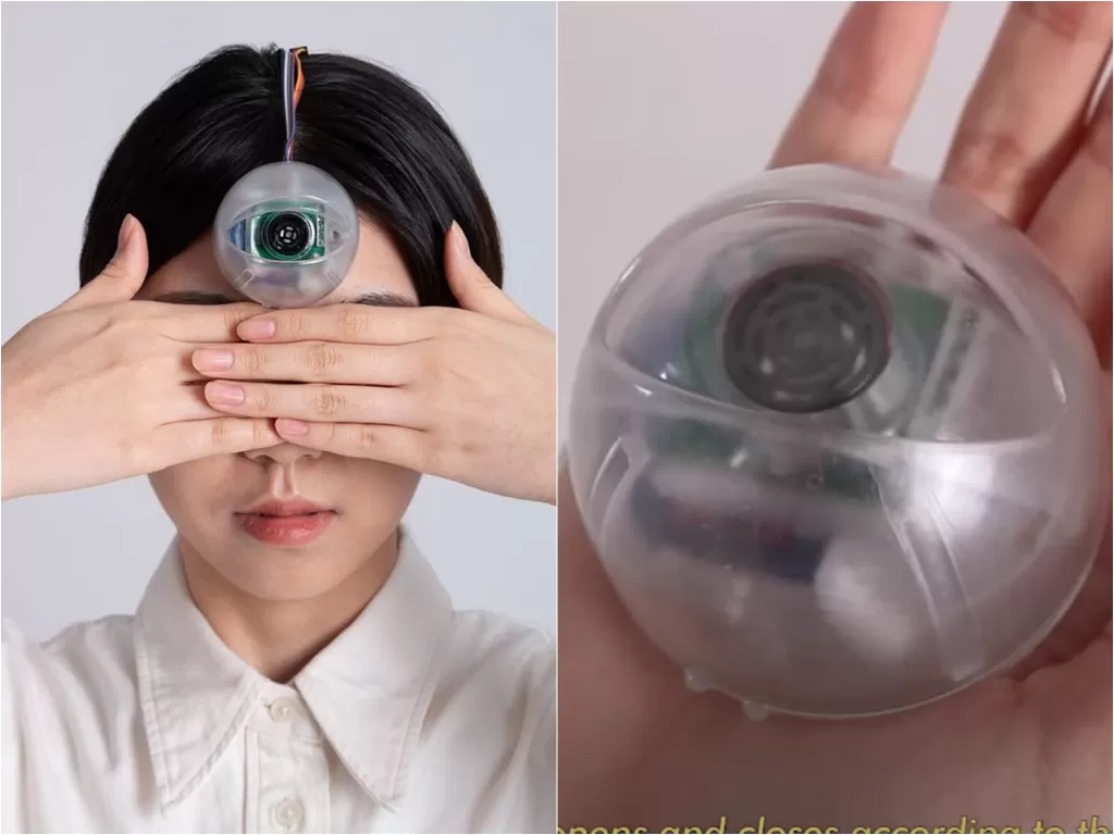 'Mata ketiga' untuk pengguna ponsel. (odditycentral) dan Youtube/ Dezeen)
