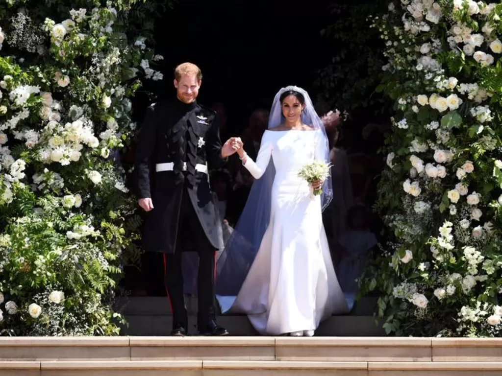 Pernikahan Pangeran Harry dan Meghan Markle, 19 Mei 2018. (Pool via REUTERS)