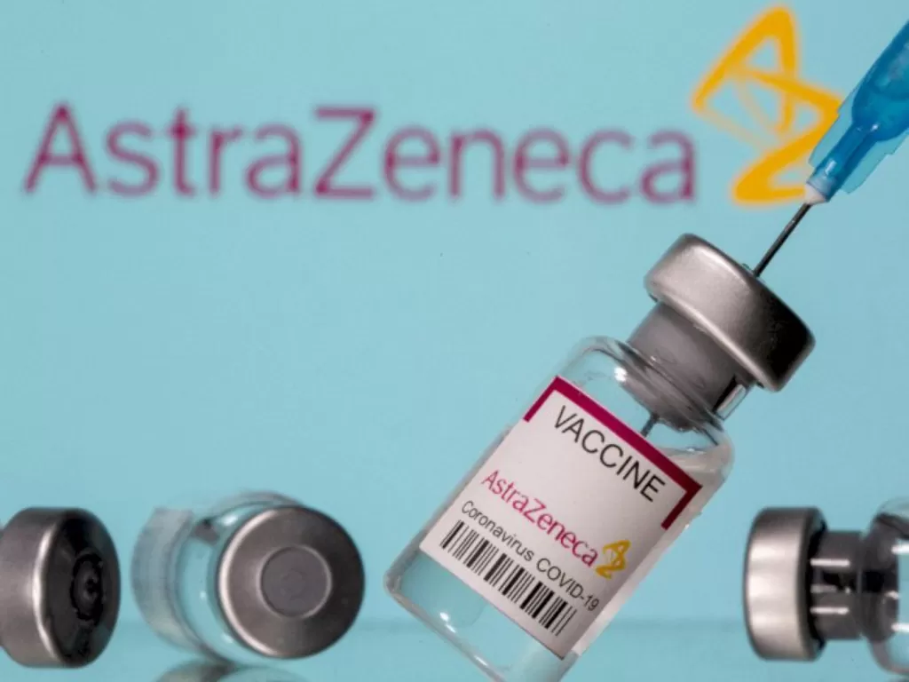Vaksin Covid-19 AstraZeneca. (REUTERS/Dado Ruvic)