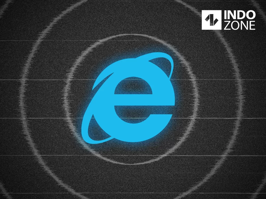 Ilustrasi logo baru dari browser Internet Explorer (Ilustrasi/INDOZONE/Ferry Andika)