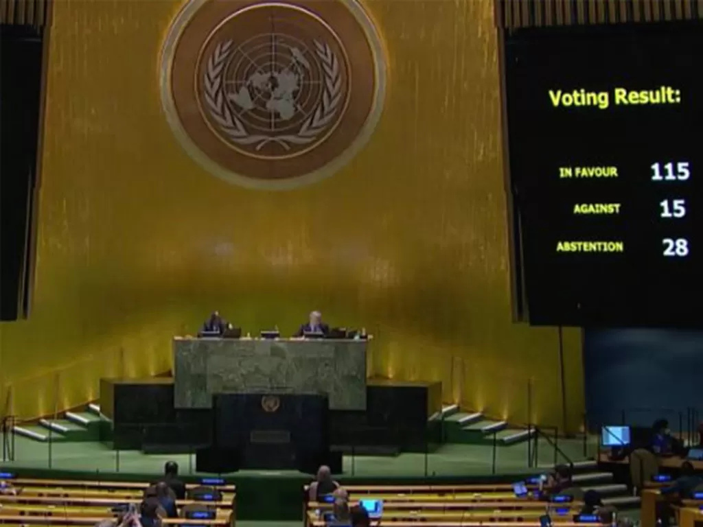 Sidang umum resolusi PBB. (Foto/United Nation)