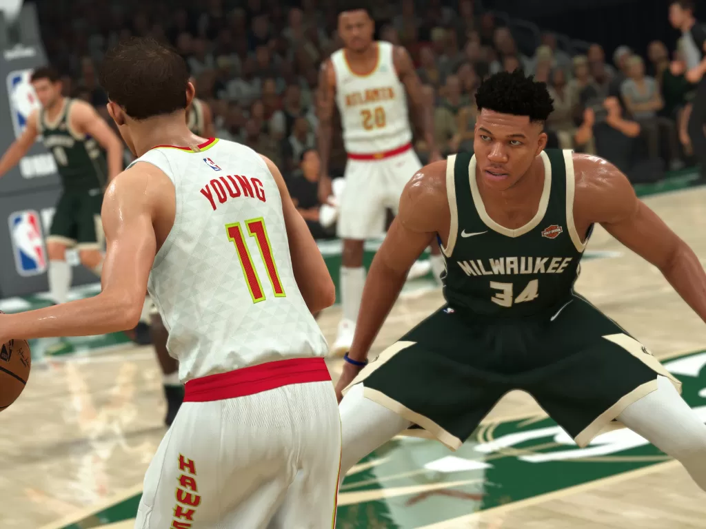 Tampilan gameplay dari game NBA 2K21 besutan Visual Concepts (photo/2K Games)